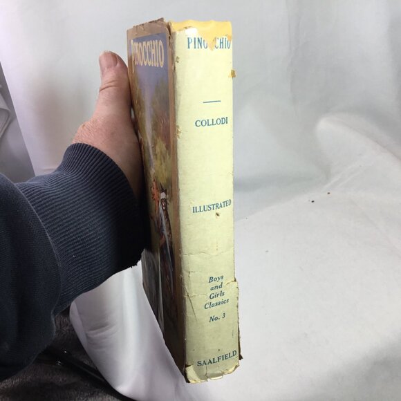 Pinocchio by D. Collodi-Illustrated - 1924 Pictorial Hardcover, Antique HC/DJ - Picture 3 of 12